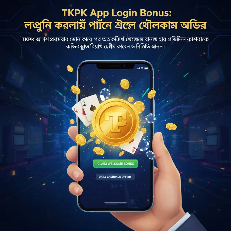 TKPK App Login Welcome Bonus Banner